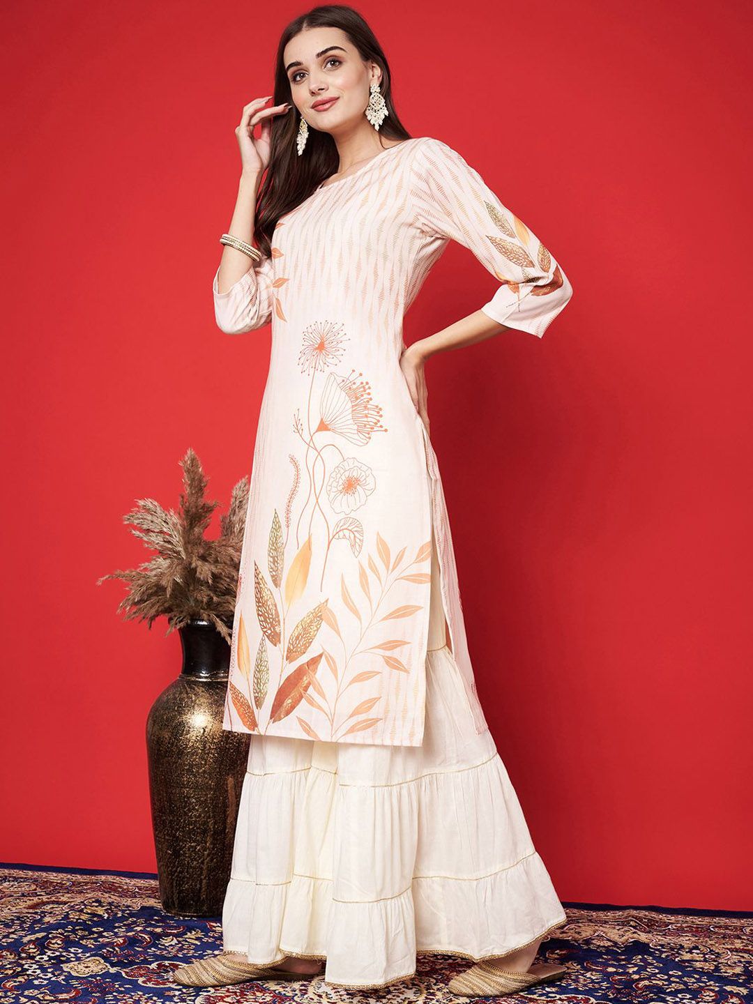 Label khoj cotton printed kurta