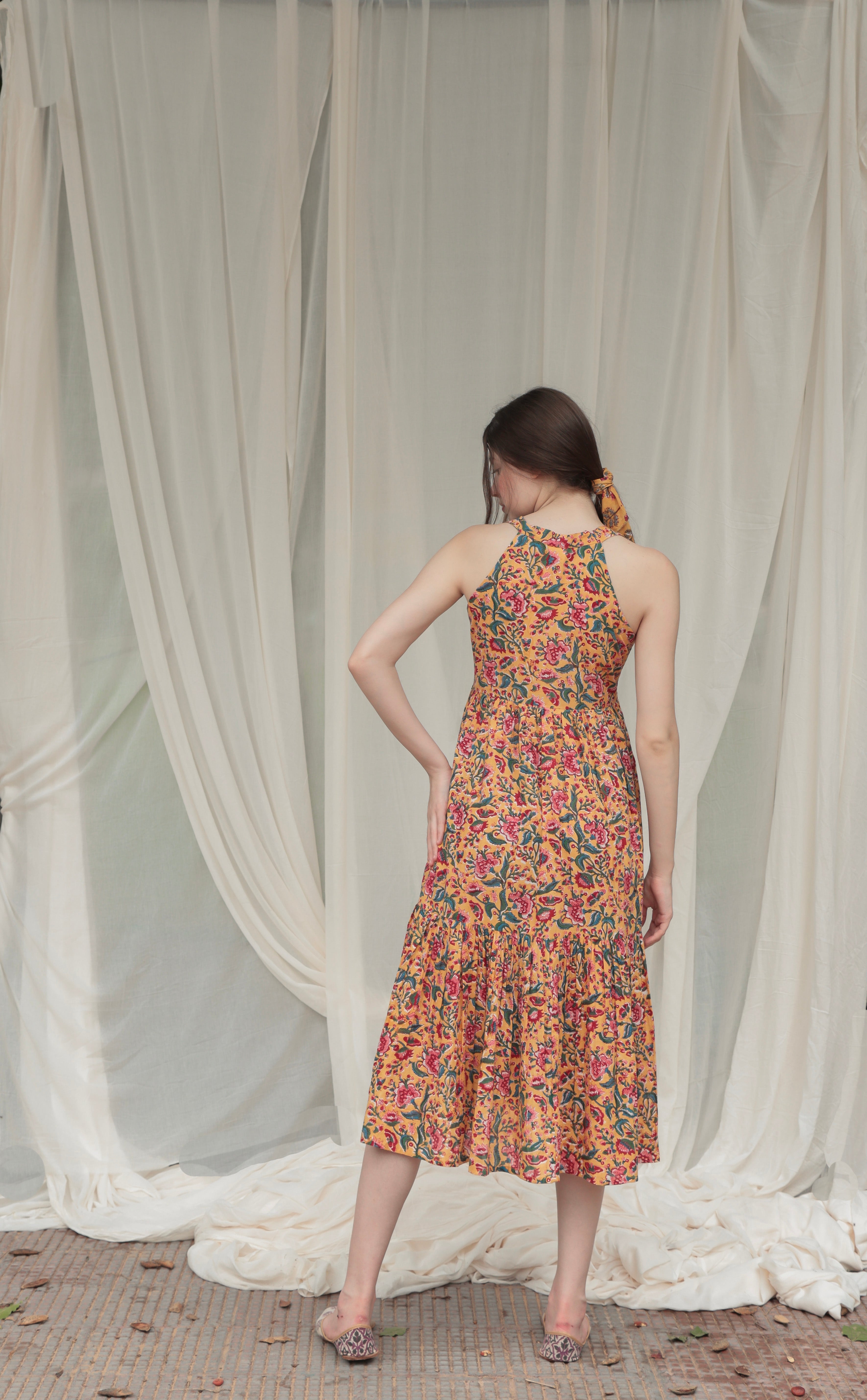 Shuddhi yellow Dress