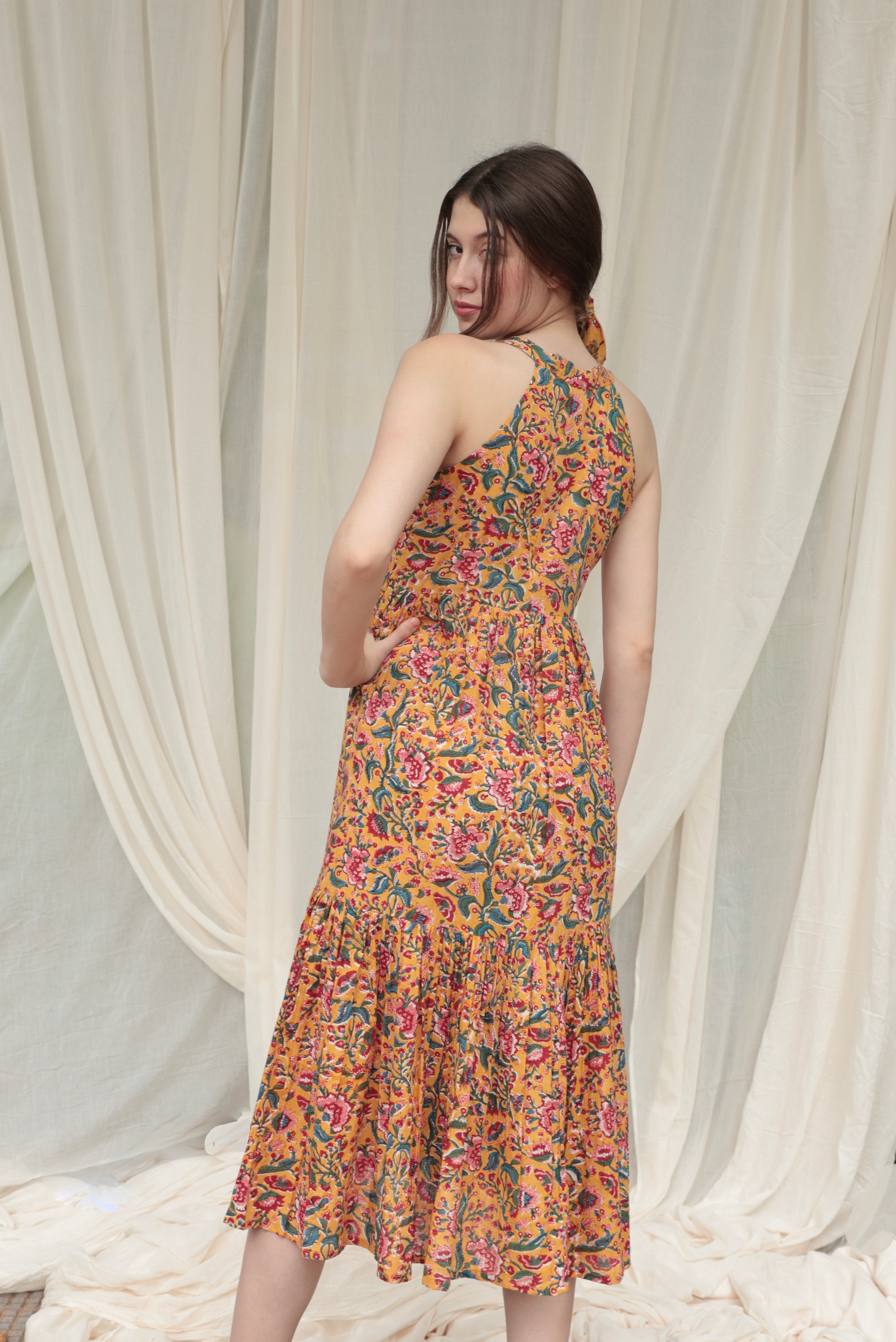Shuddhi yellow Dress