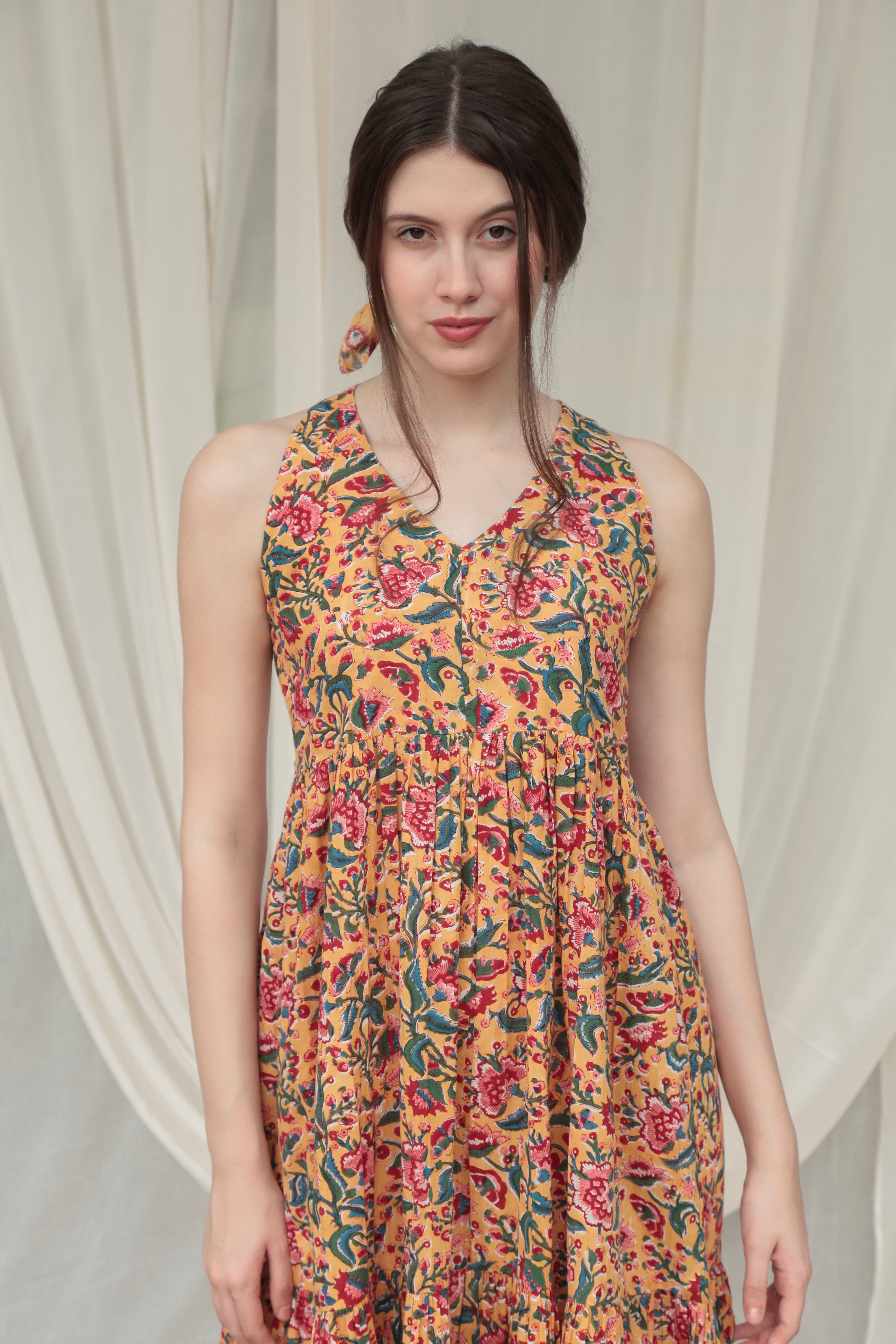 Shuddhi yellow Dress