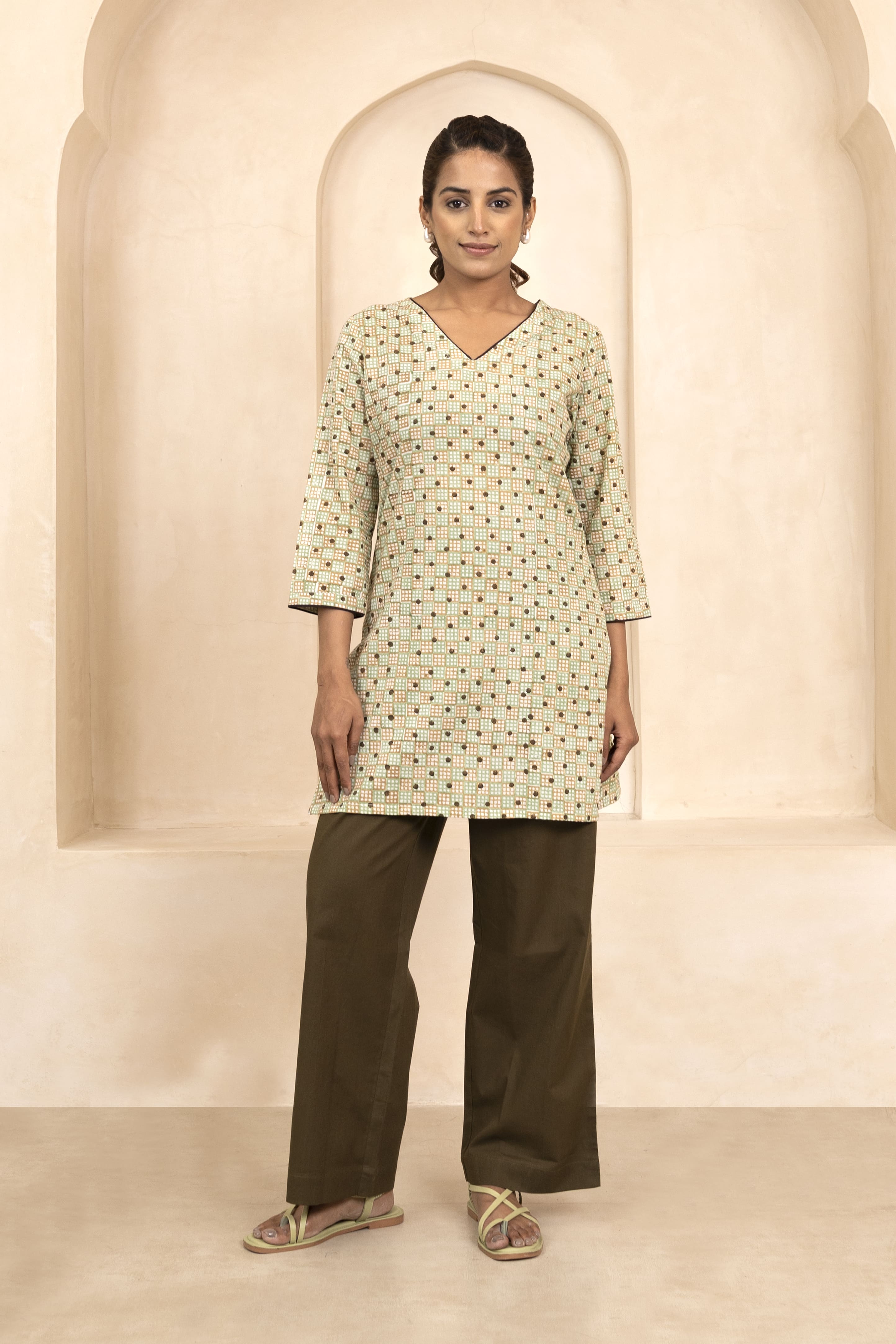 Olive Green Palazzo Pant