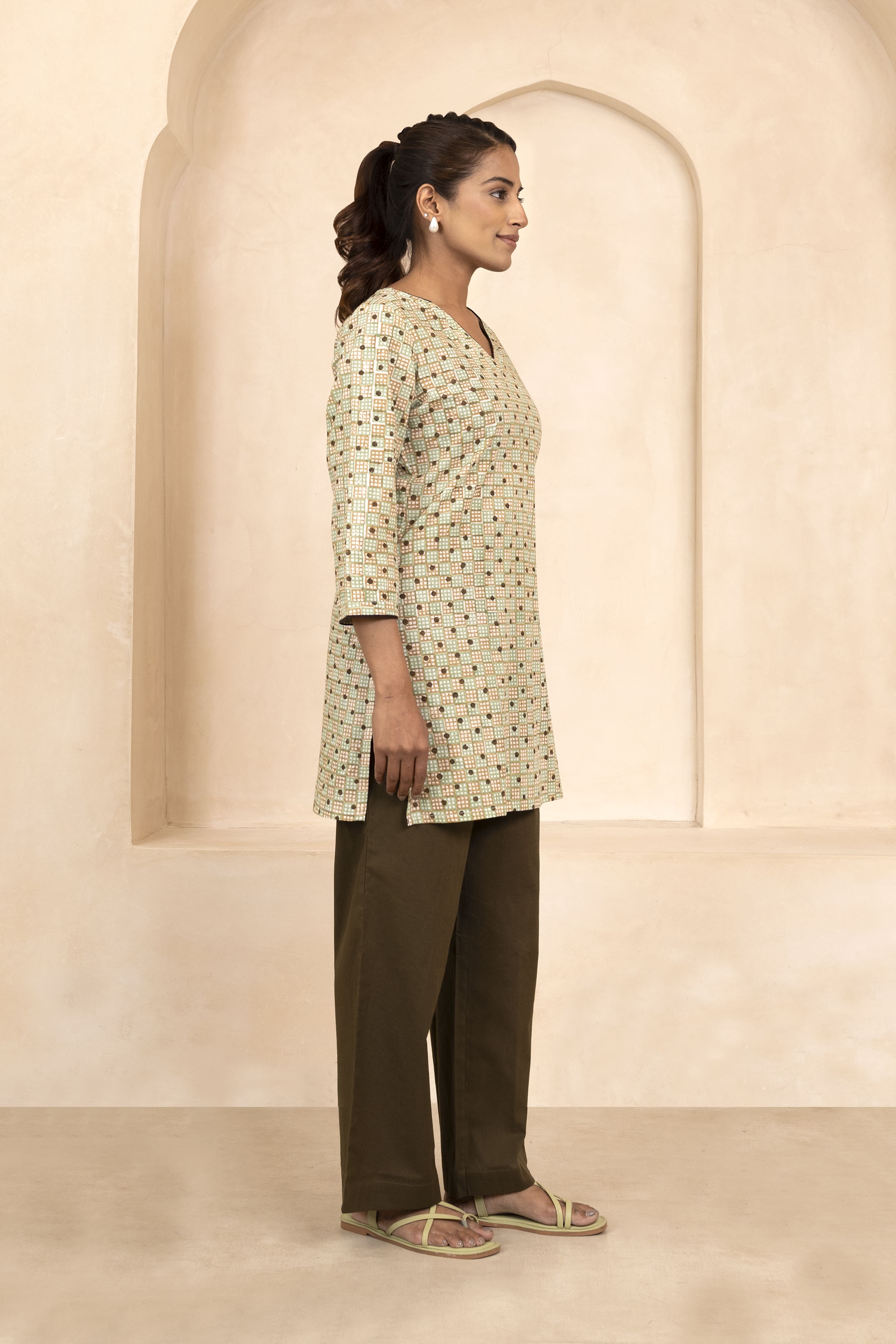 Olive Green Palazzo Pant