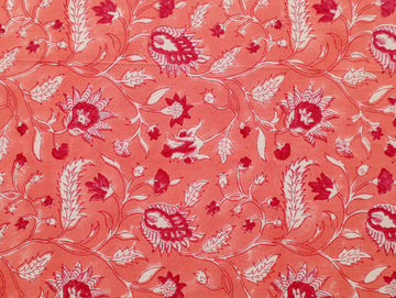 Peach and Red Table Cover