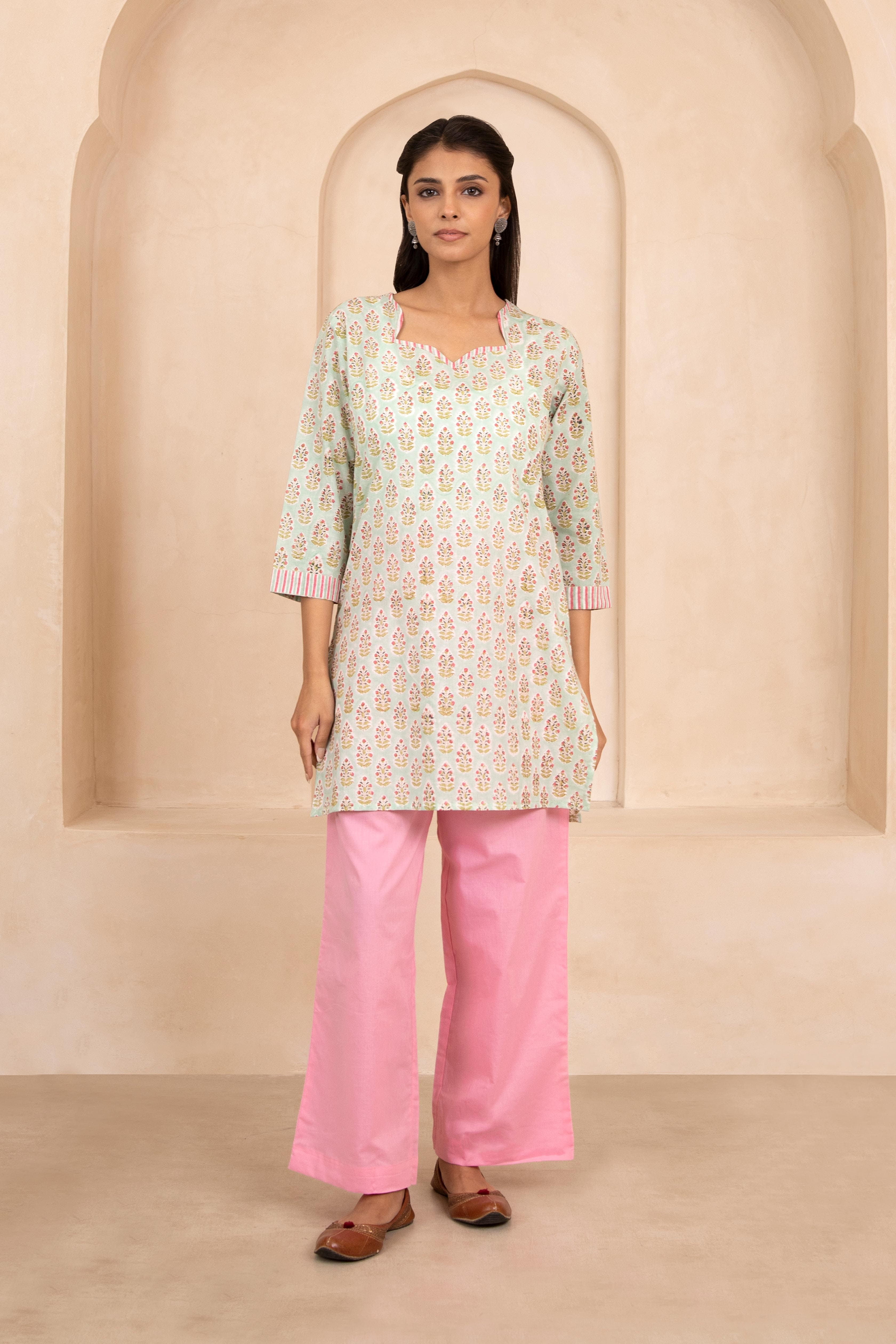 Baby Pink Palazzo Pant