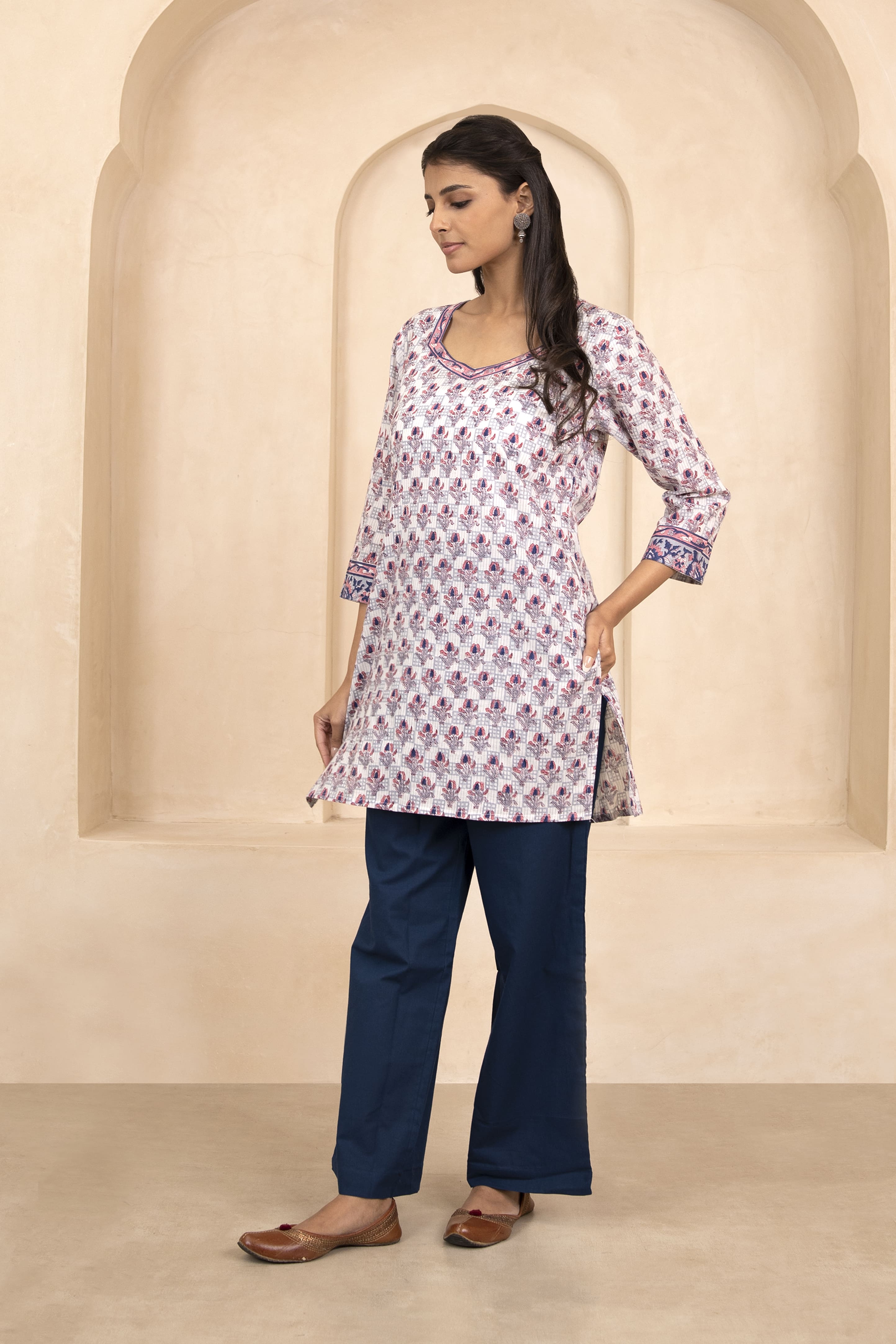 Navy Blue Palazzo Pant
