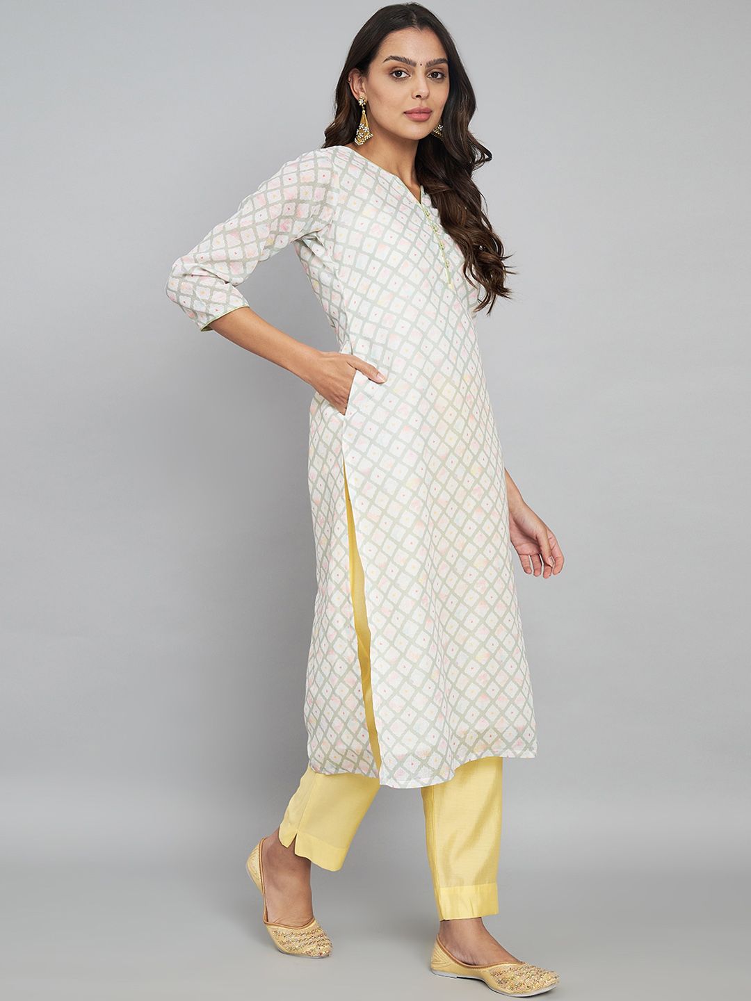 Label Khoj Women Linen Kurta