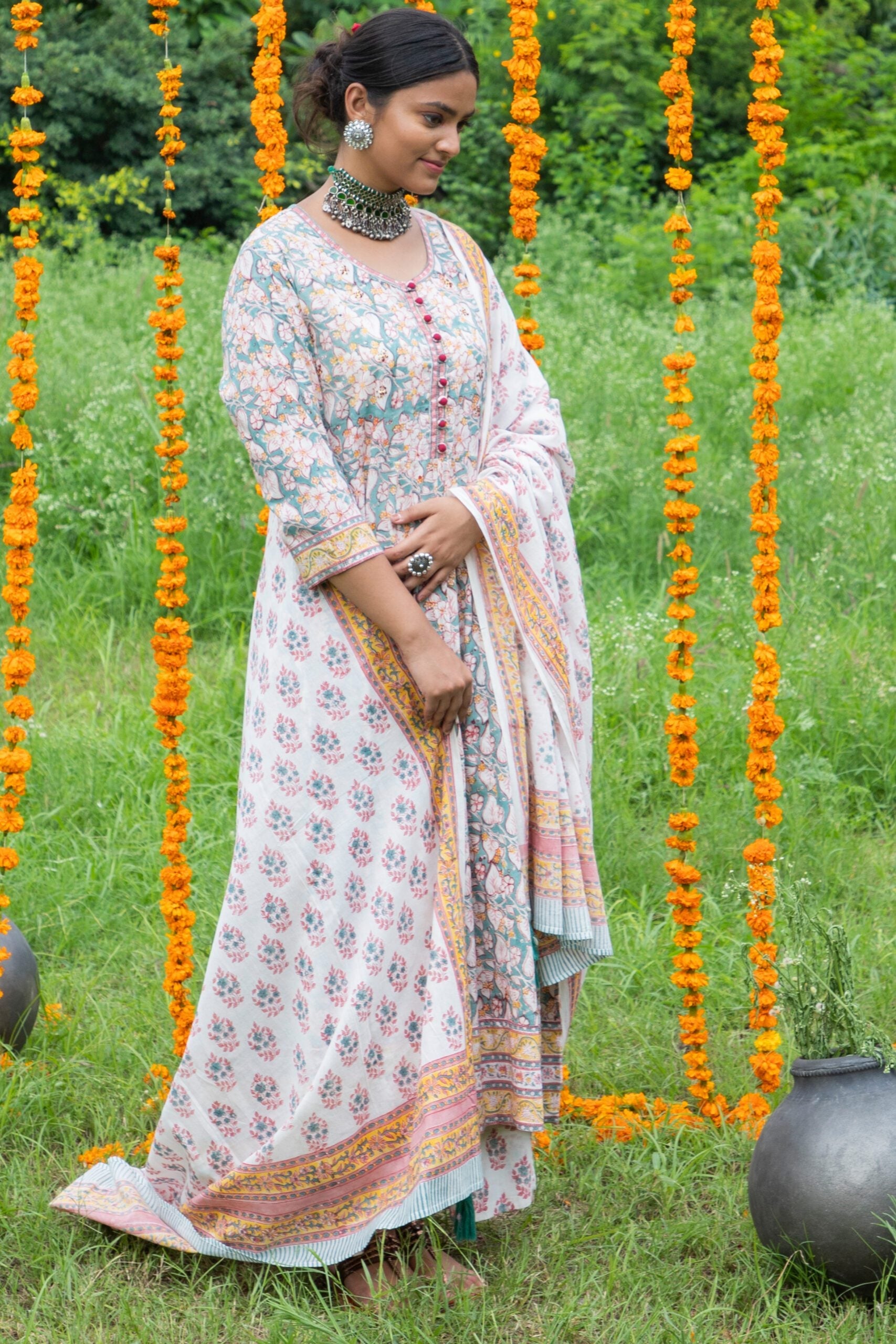 Shuddhi Green And Yellow Full Set