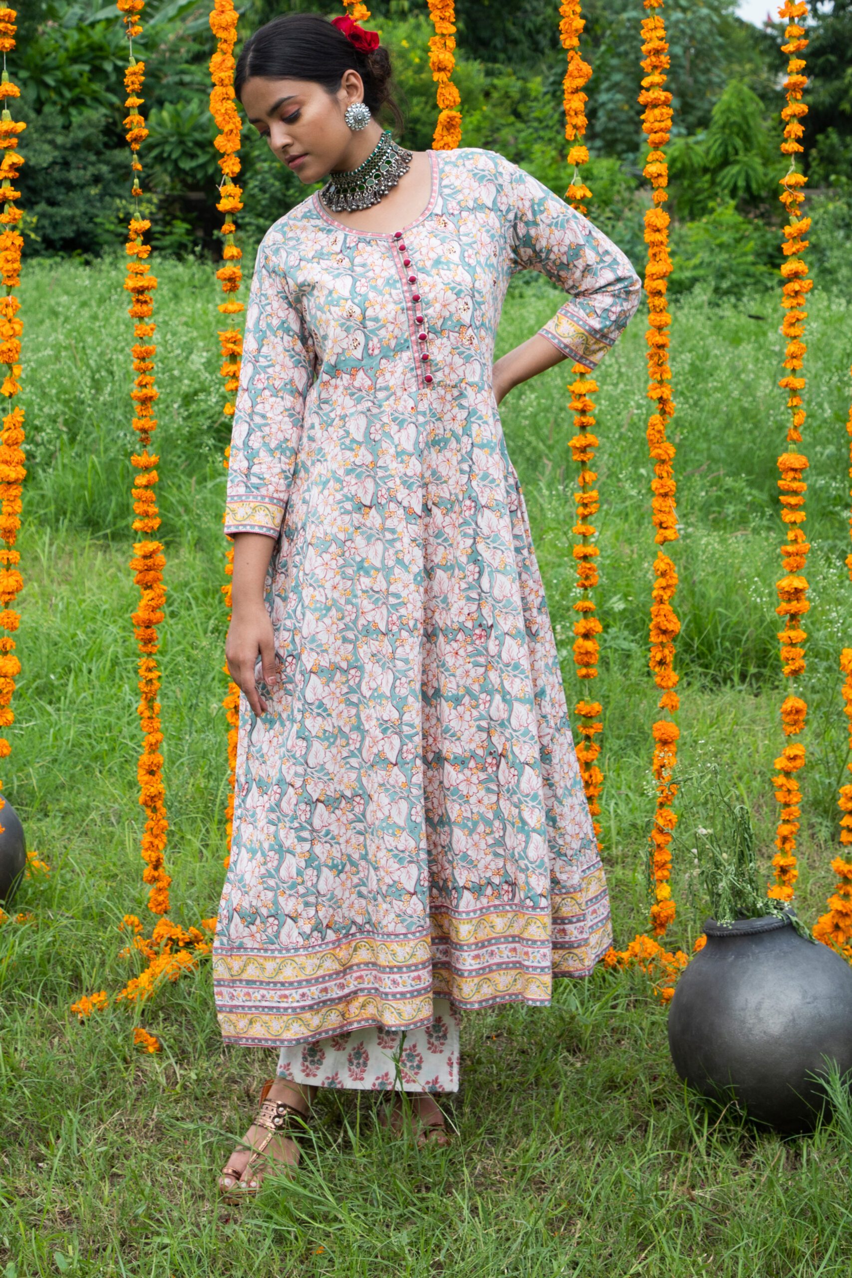 Shuddhi Green And Yellow Full Set