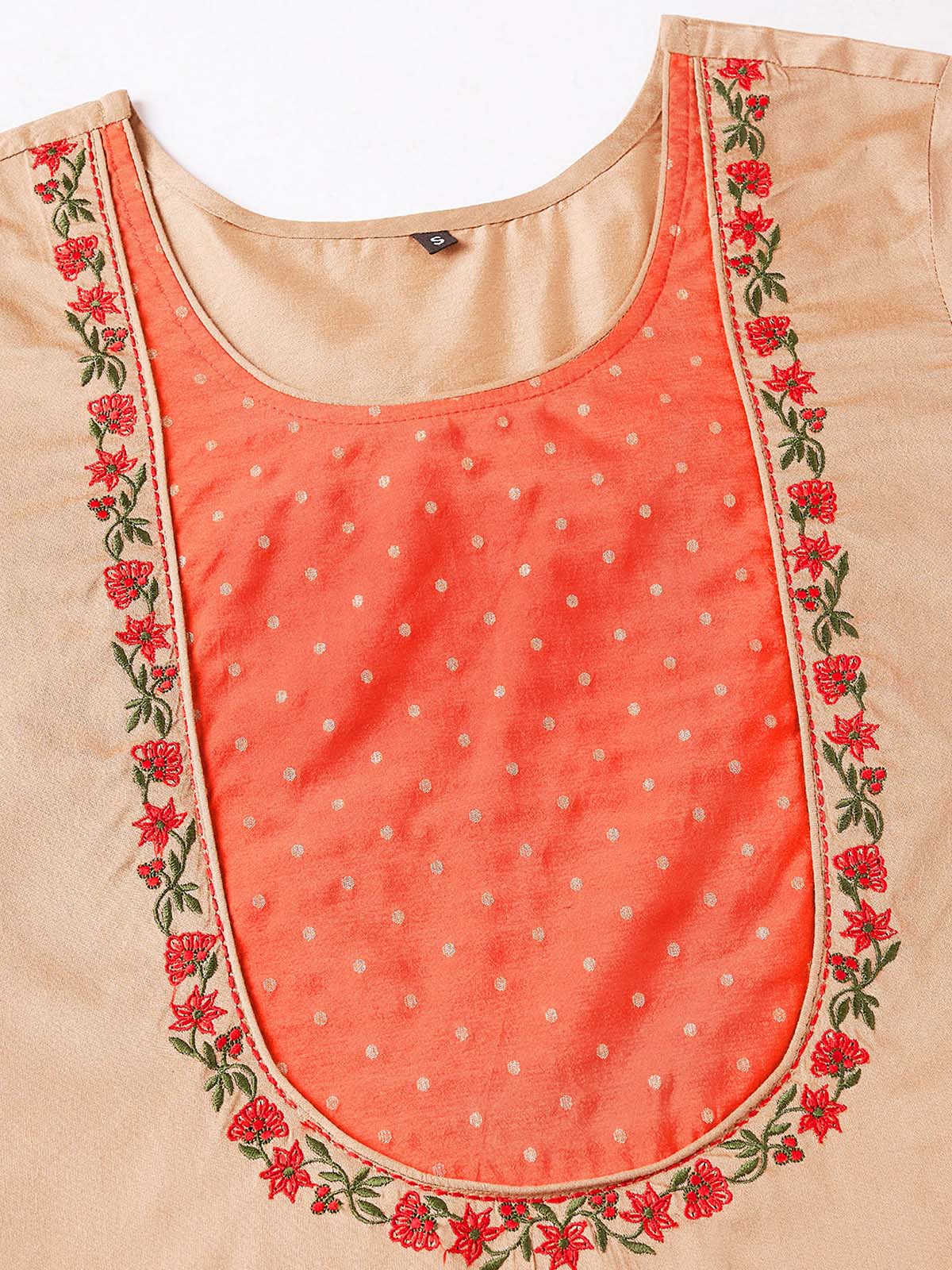Label khoj Silk blend?Kurta with Trousers & With Dupatta
