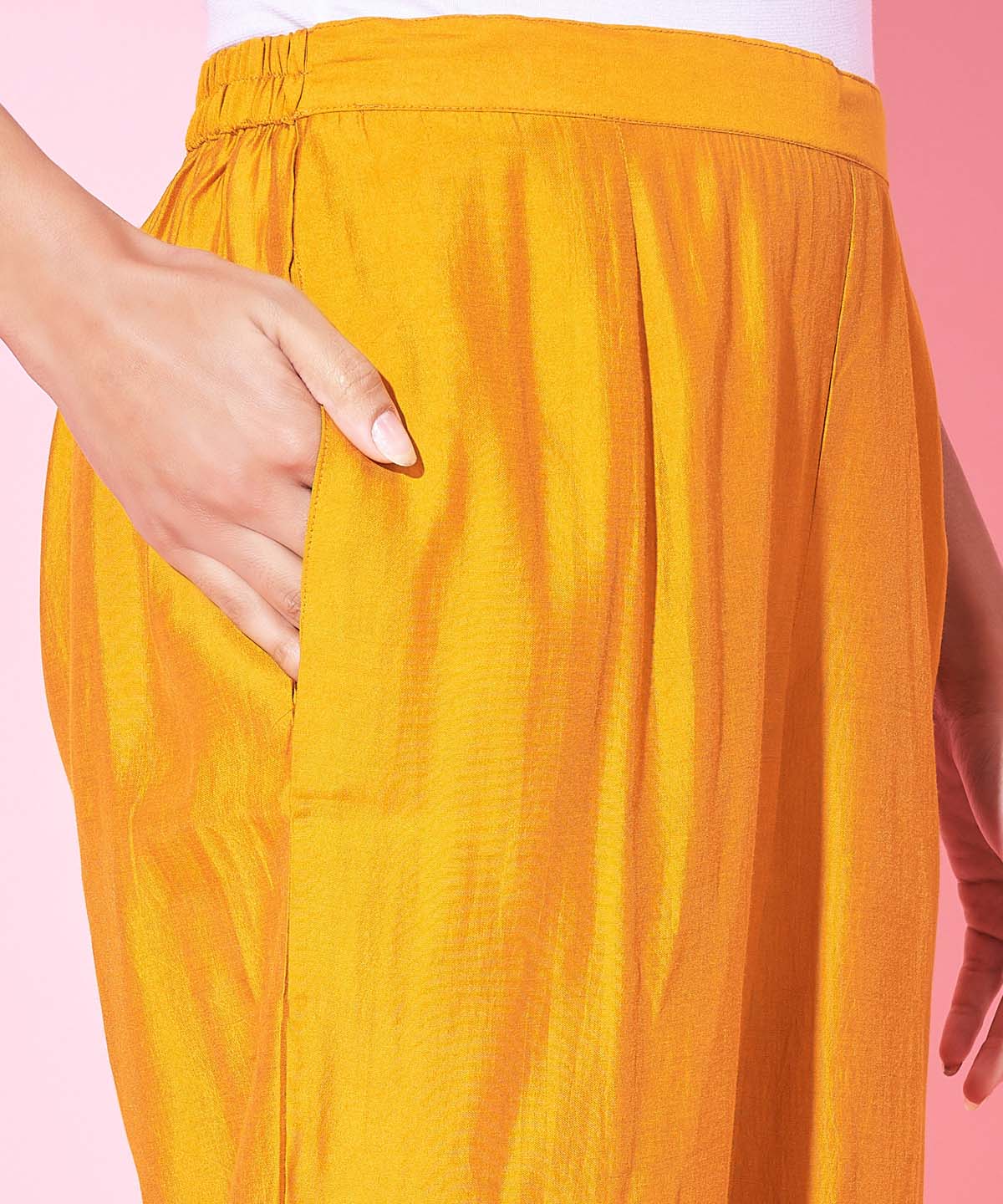Label Khoj Women Silk Blend and embroidery Kurta with Trousers & Dupatta