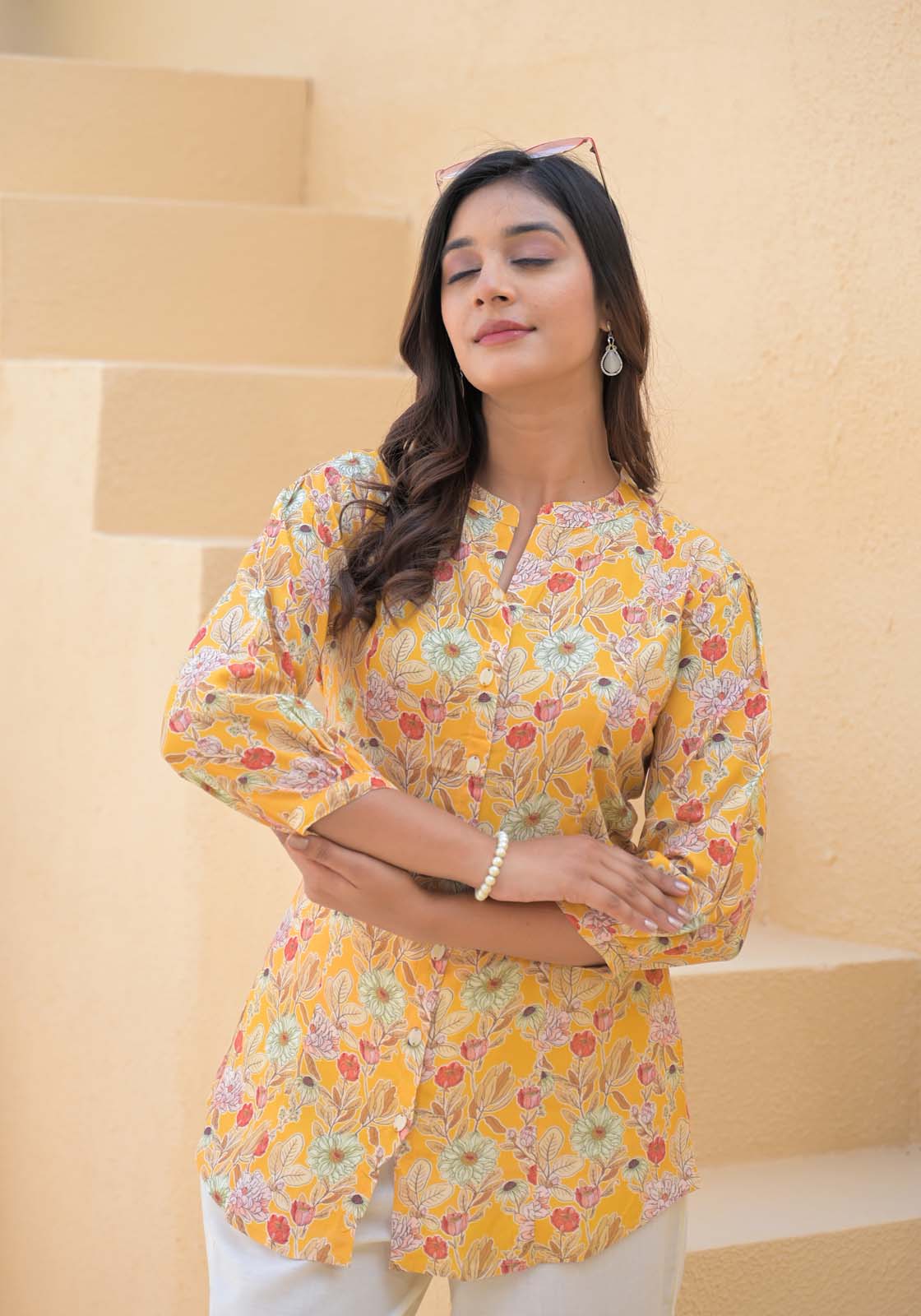 Label Khoj Women's viscose rayon Printed Cord Set