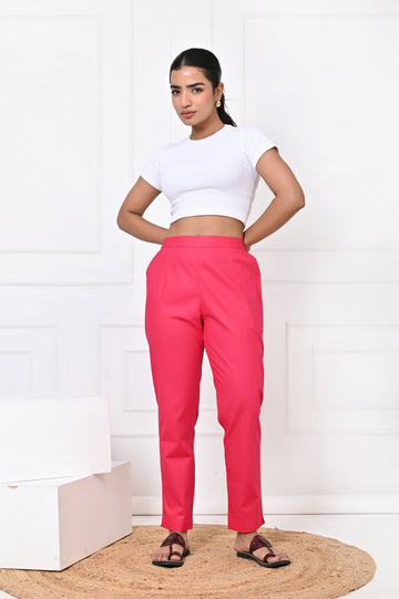 Hot Pink Straight Pant