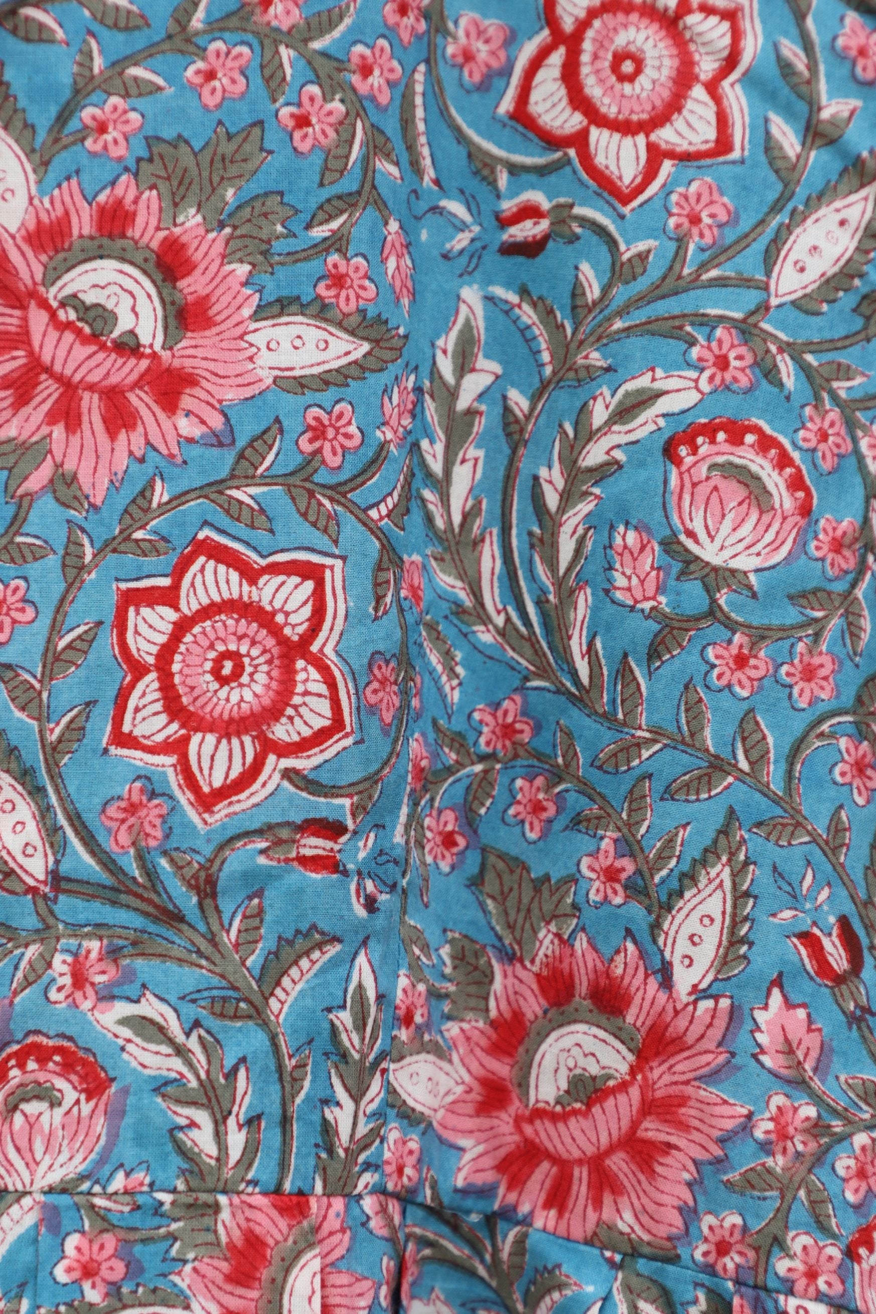 Koi Blue Pleated Dress