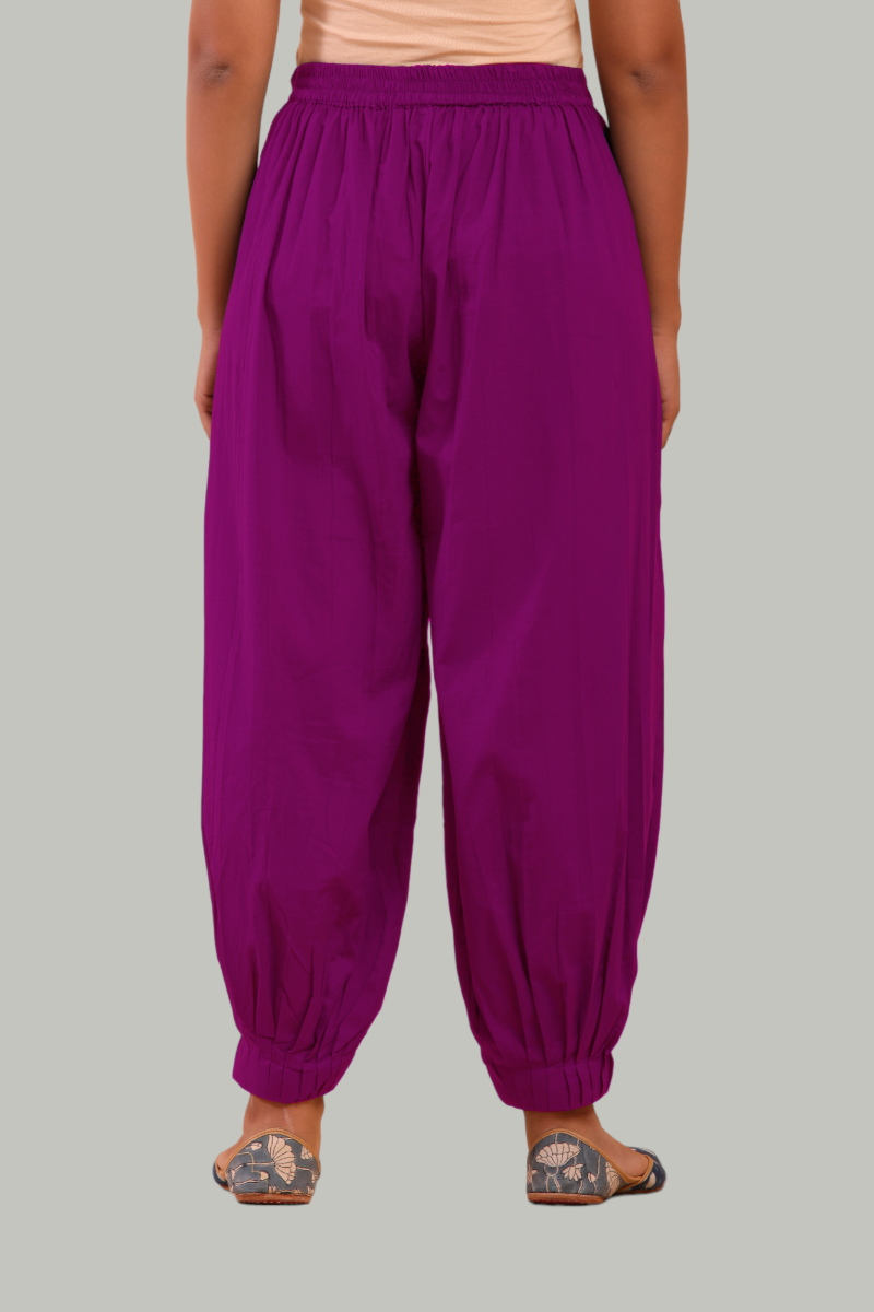 Magenta Afghani Pant