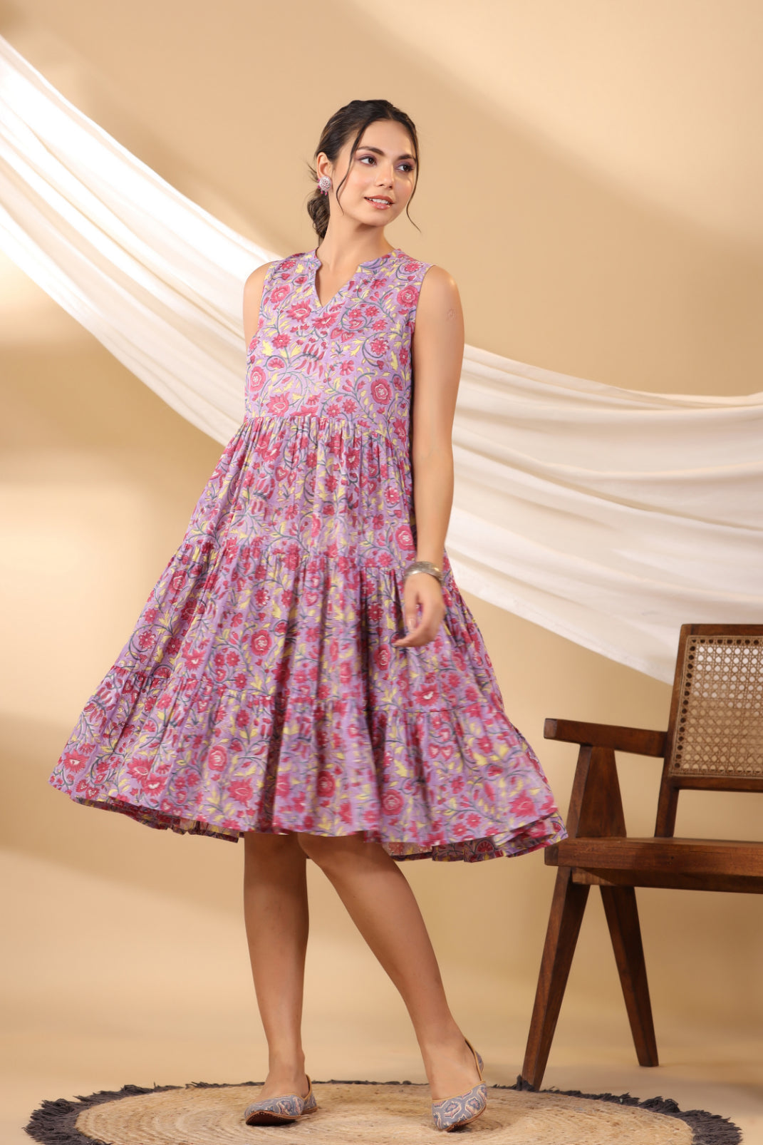 Lavender Tier Dress