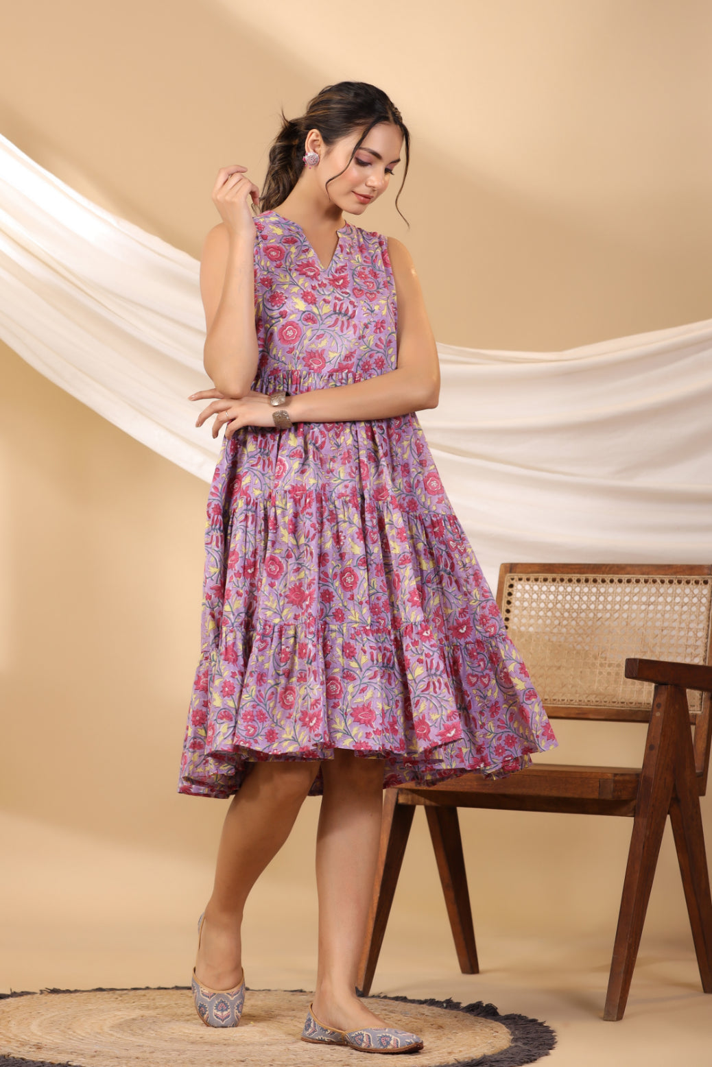 Lavender Tier Dress