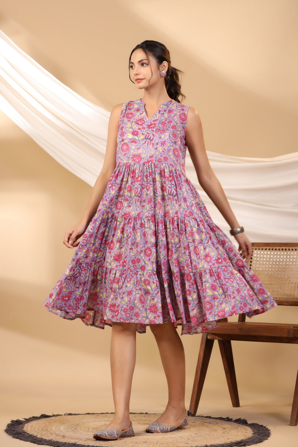 Lavender Tier Dress