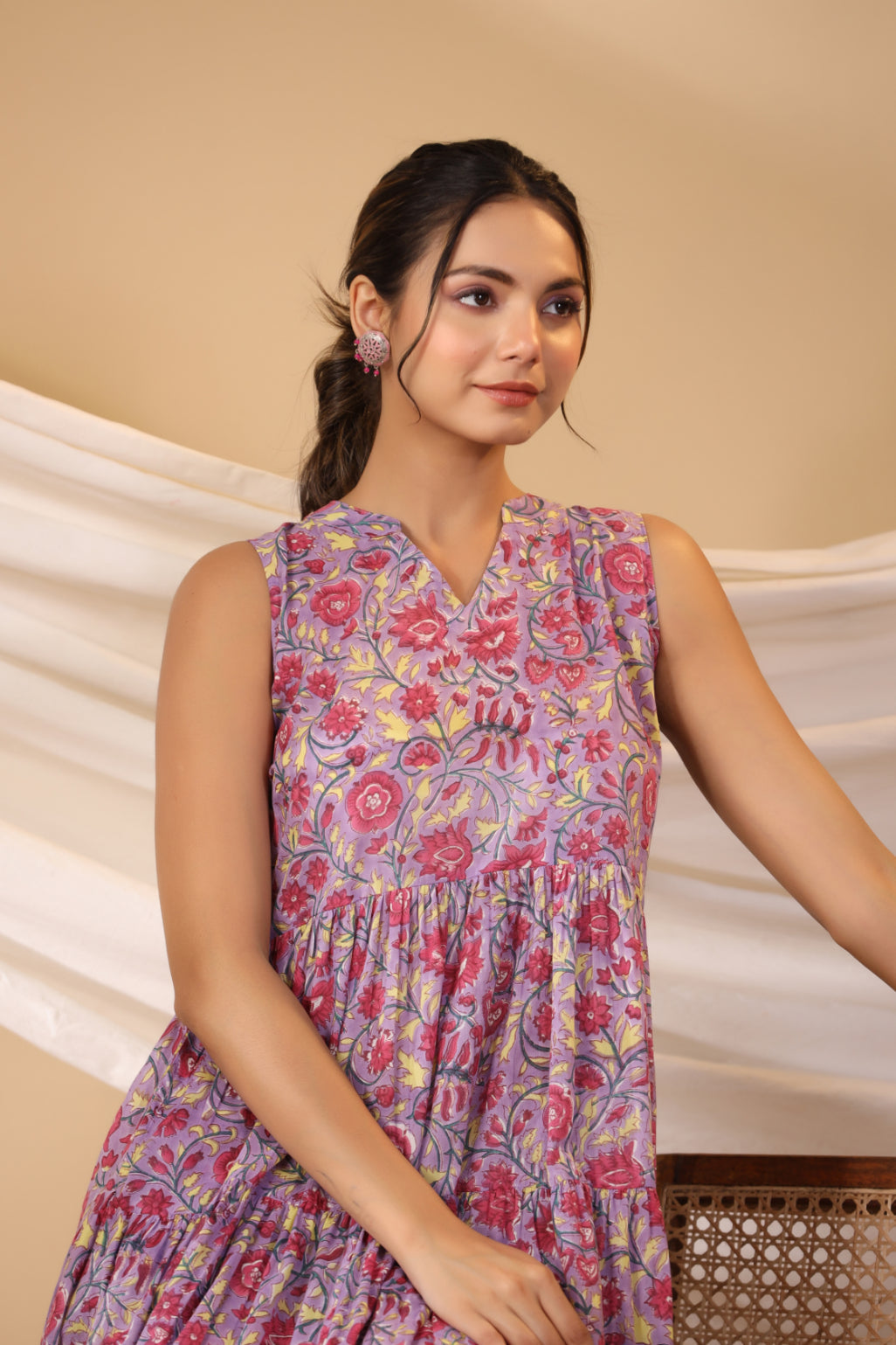 Lavender Tier Dress