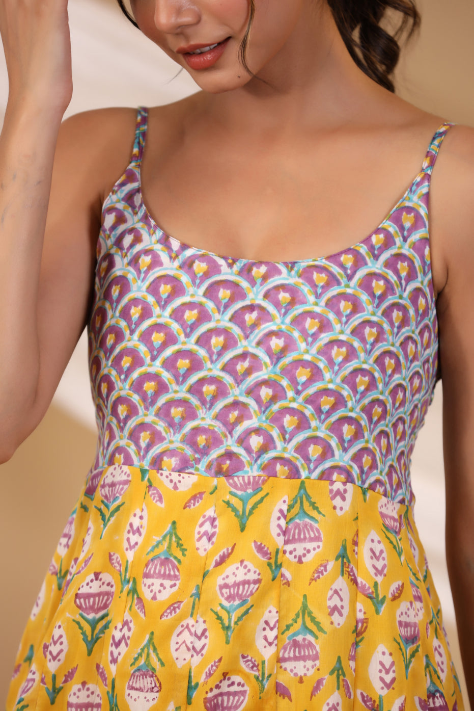 Mimosa Yellow Spegatie Dress