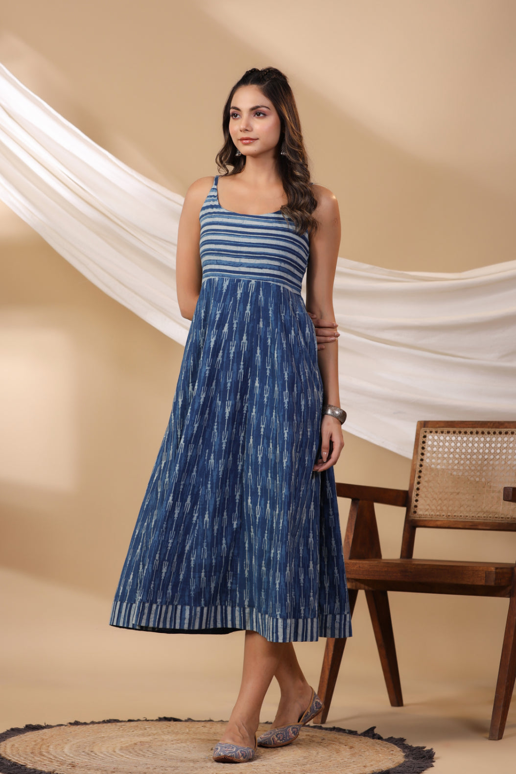 Indigo Spegatie Dress