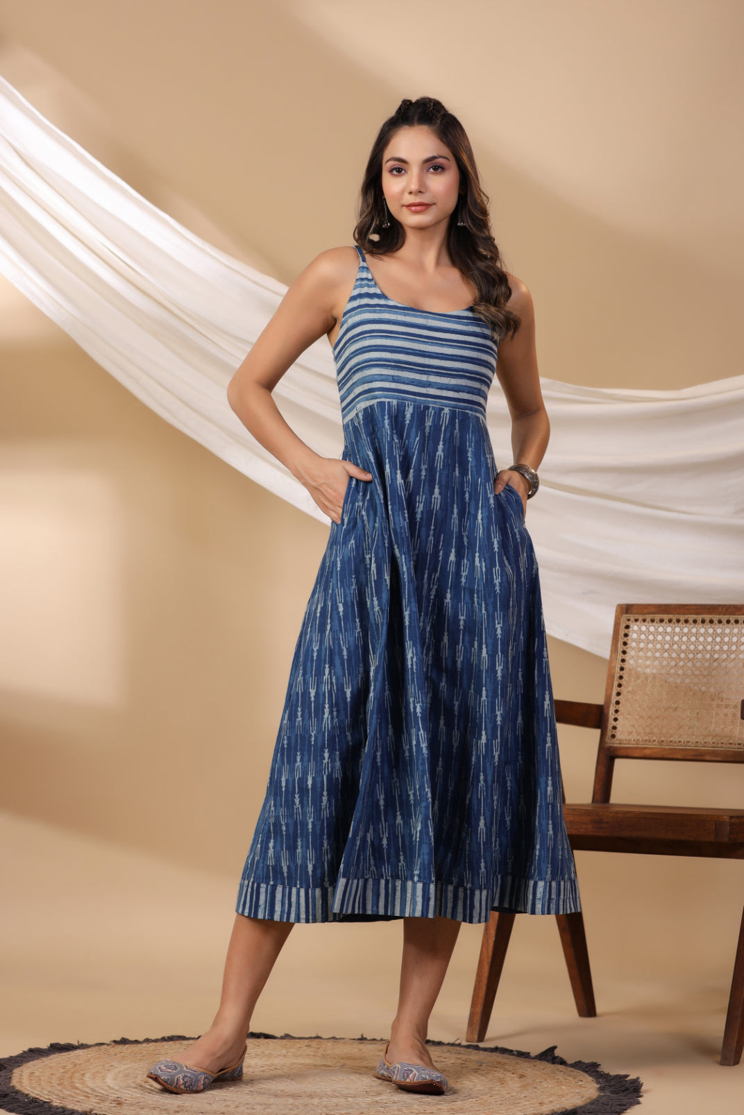 Indigo Spegatie Dress