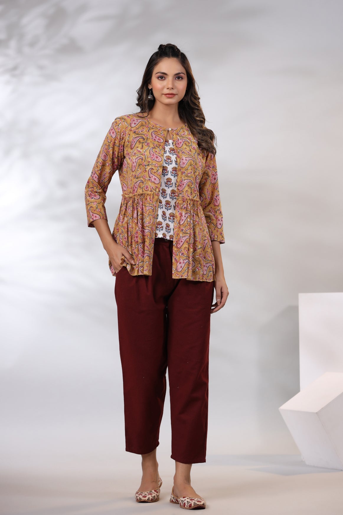 Biscotti Brown Double Top
