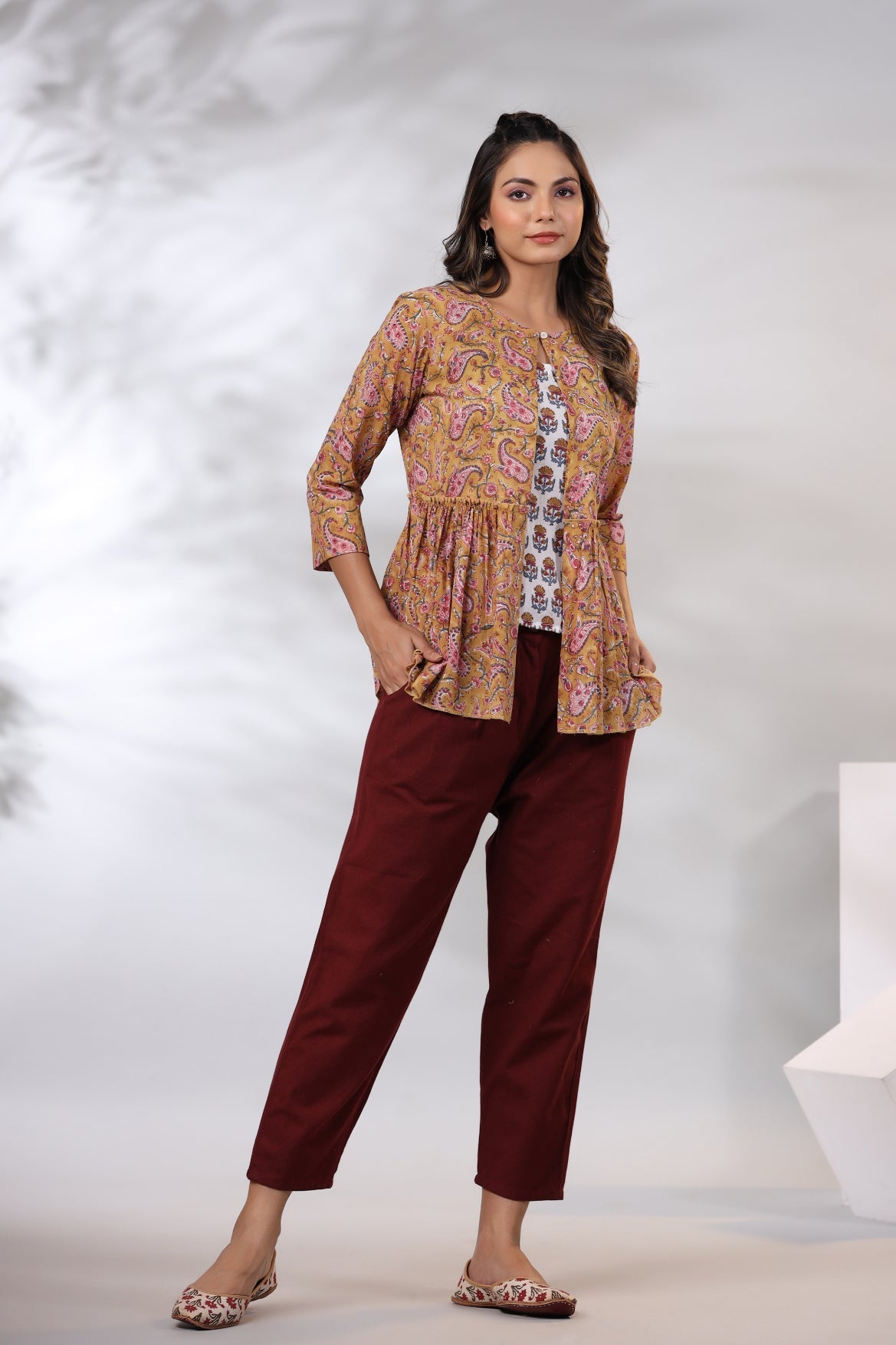 Biscotti Brown Double Top