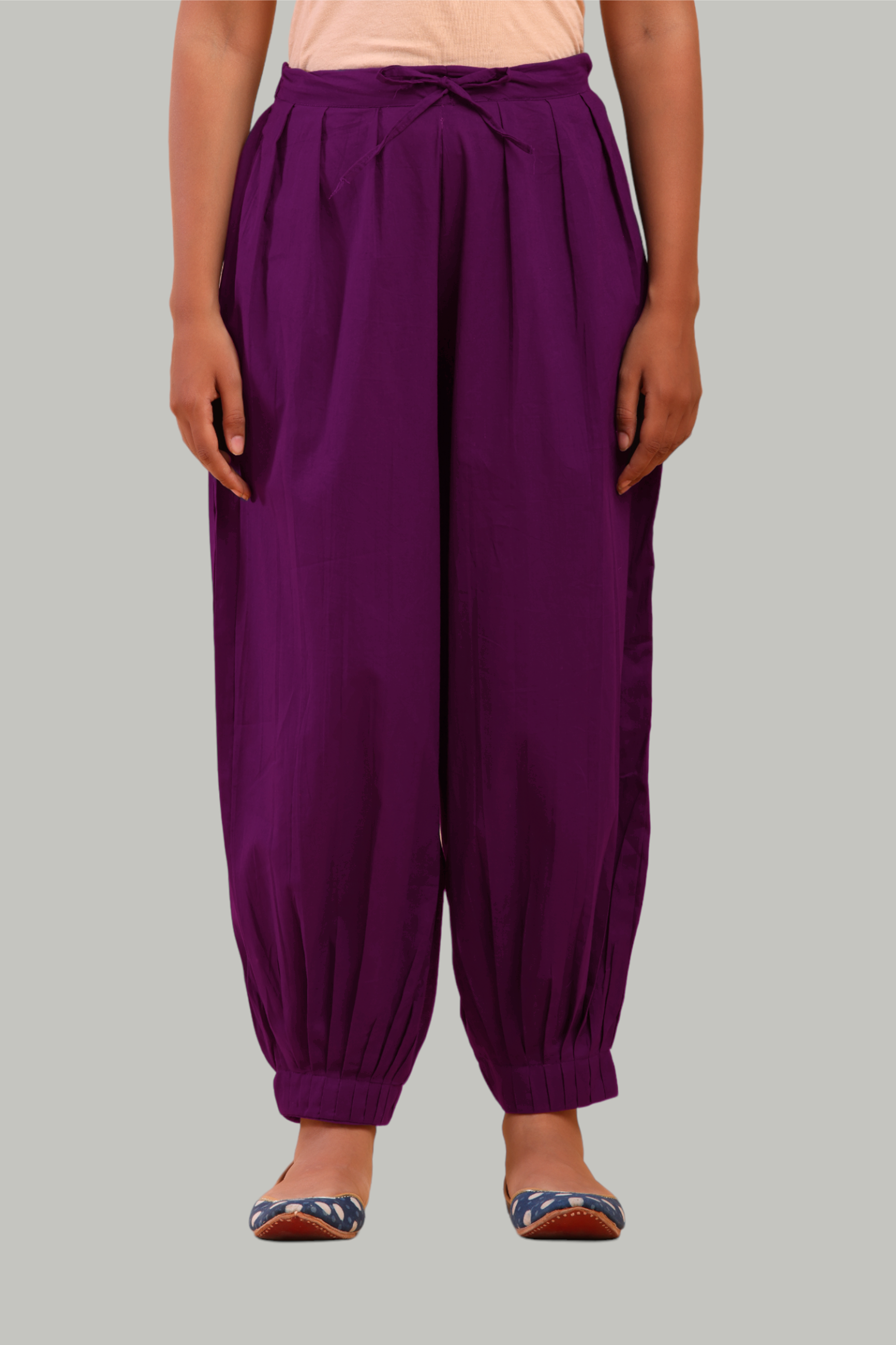 Wine Afghani Pant