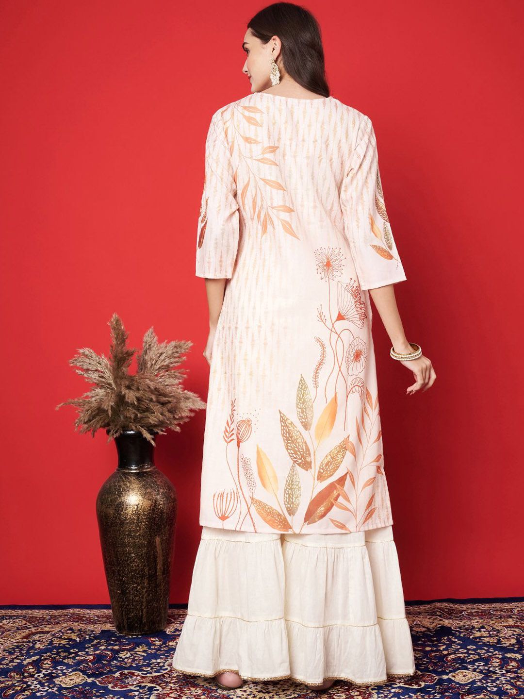 Label khoj cotton printed kurta