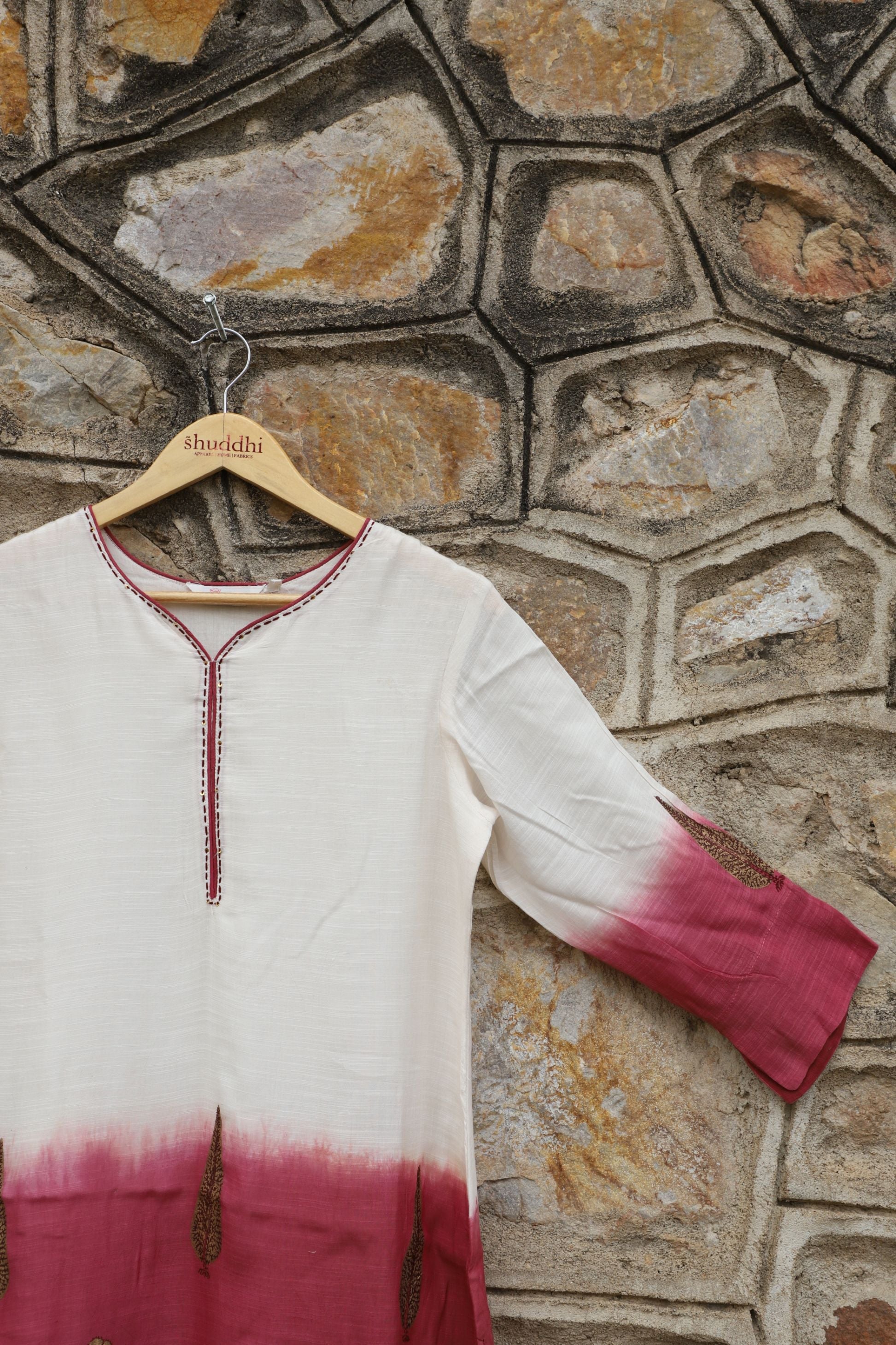 Modal Grape With Ombre Affect Kurta